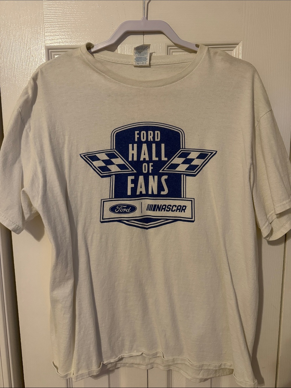 Ford White Short-Sleeve 'Hall of Fans' Graphic Tee